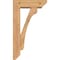 Ekena Millwork Legacy Slat Smooth Bracket w/ Offset Brace, Western Red Cedar, 5 1/2"W x 16"D x 28"H BKT0604X16X28LEC06SWR - alternate 4